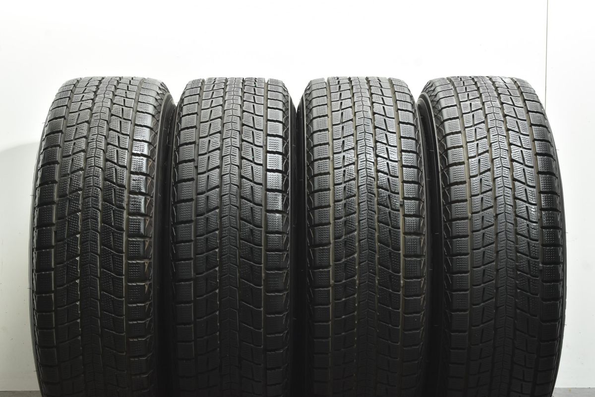 【程度良好品】ハイエース 等に 社外 16in 7J +35 ダンロップ ウィンターマックス SJ8 215/65R16 レジアス NV200 キャラバン 送料無料