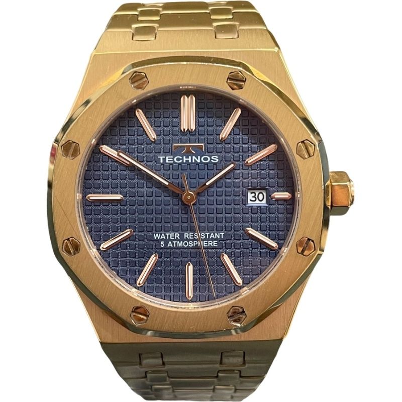 TECHNOS ゴールド T9539 クォーツ腕時計 Technos Gold T9539 Quartz Watch | eBay