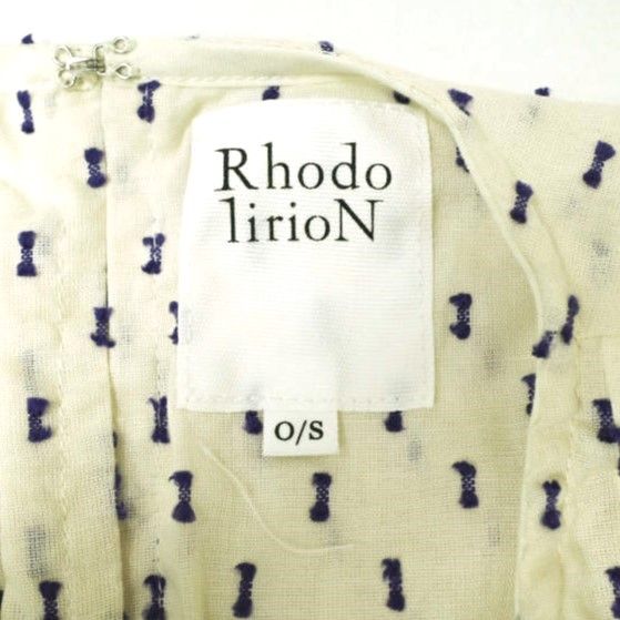 RhodolirioN ロドリリオン 23SS Frill Top - Tulle & Cut Dobby フリル 
