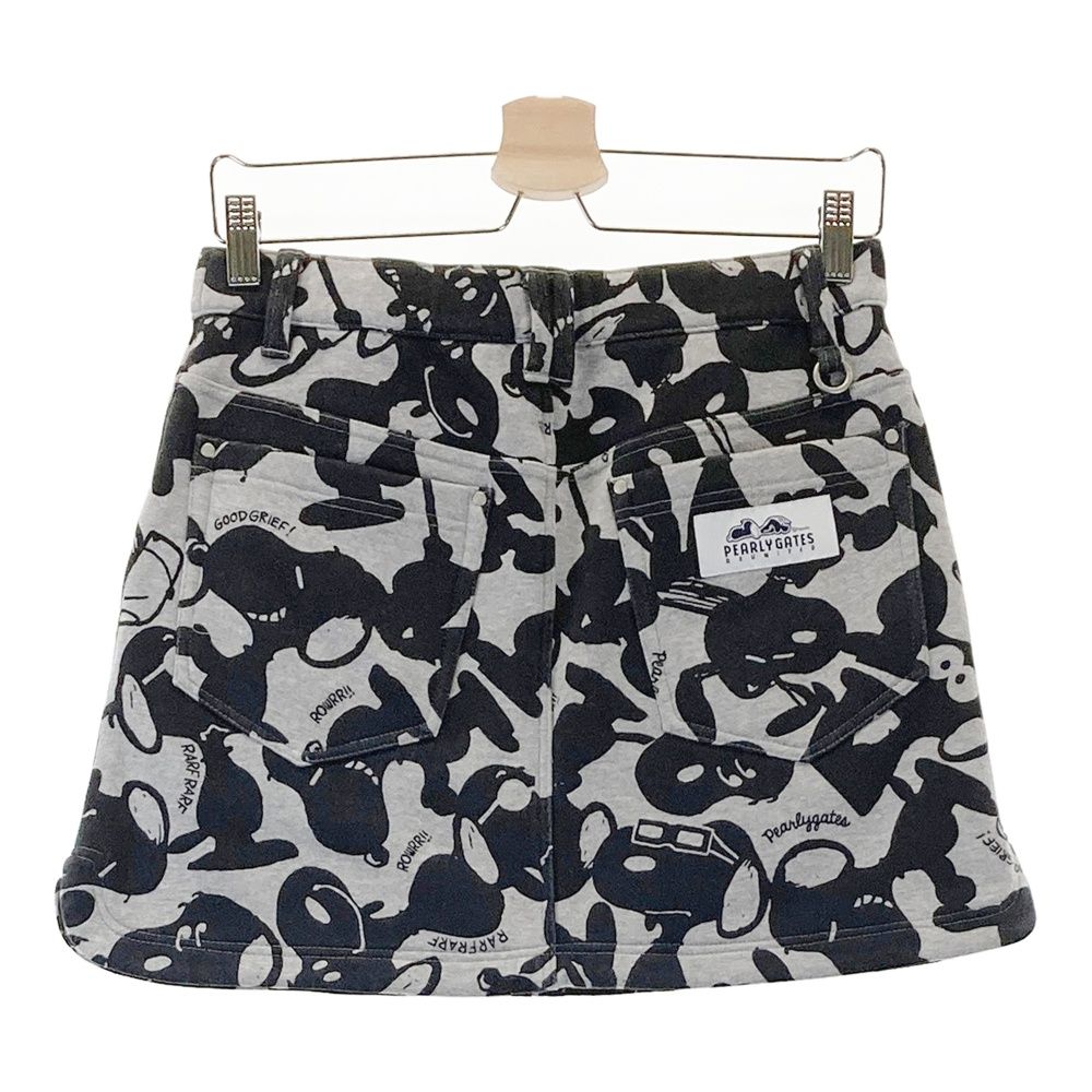 新品未使用　パーリーゲイツ　スヌーピー  スカート　裏起毛 サイズ：0 PEARLY GATES パーリーゲイツ 裏起毛スカート