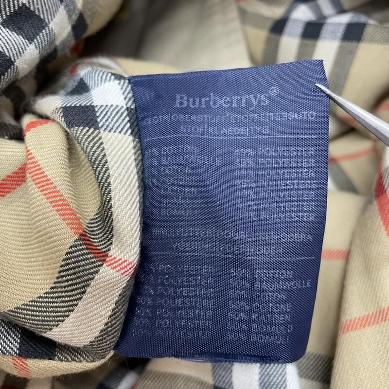 バーバリー ステンカラーコート ノバチェック　ヴィンテージ　イングランド製 イングランド製 80s～90s Burberry Bal Collar Coat ベージュ 42