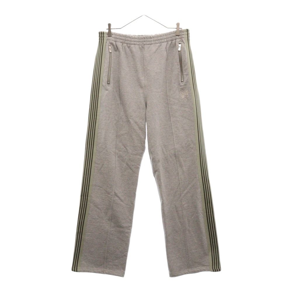 Needles ニードルス ×NUBIAN TRACK PANTS COTTON JERSEY ×ヌビアン サイドライントラックパンツ グレー PU1635