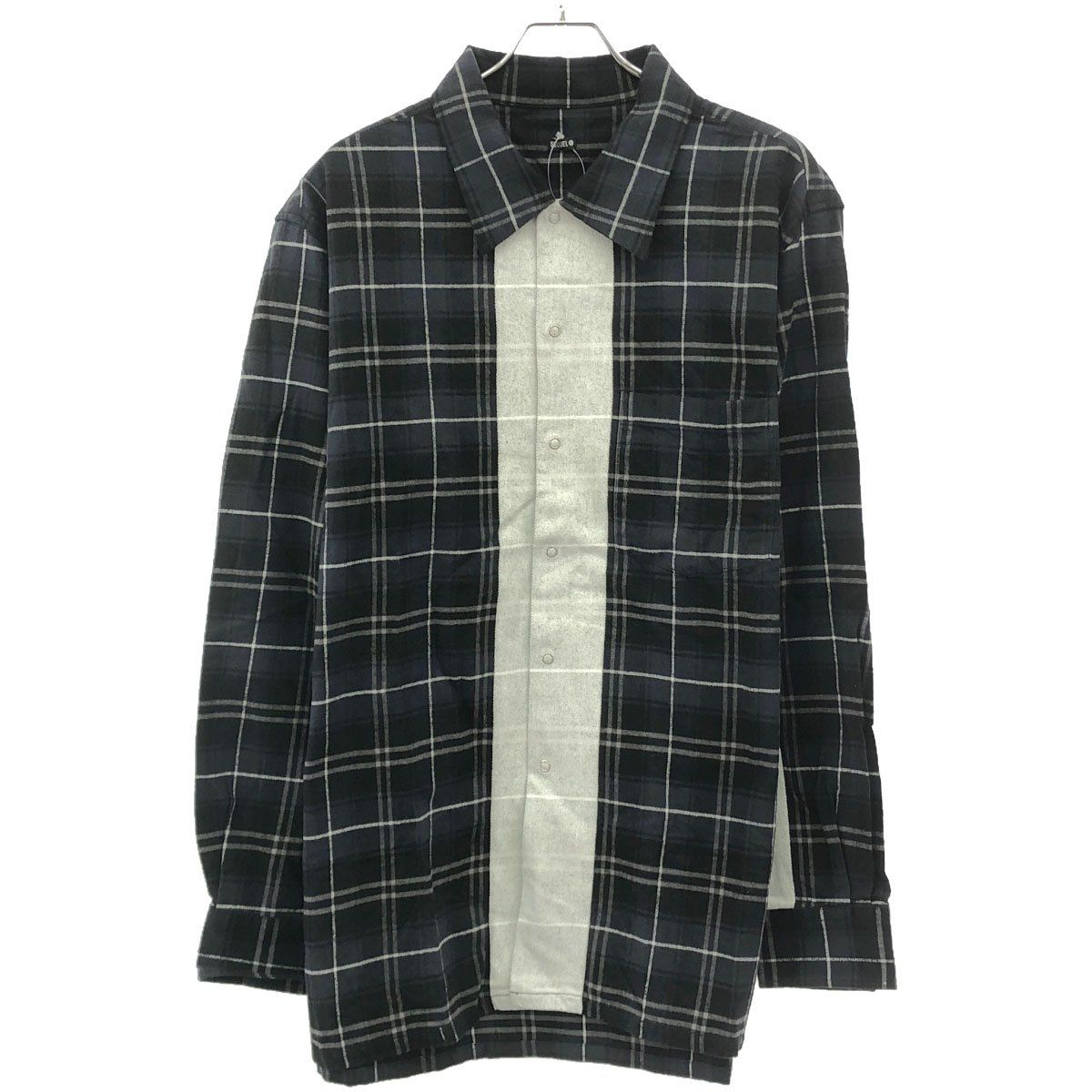 sacai 23aw ブァッファローチェックニット SEQUEL BUFFALO CHECK B.D L