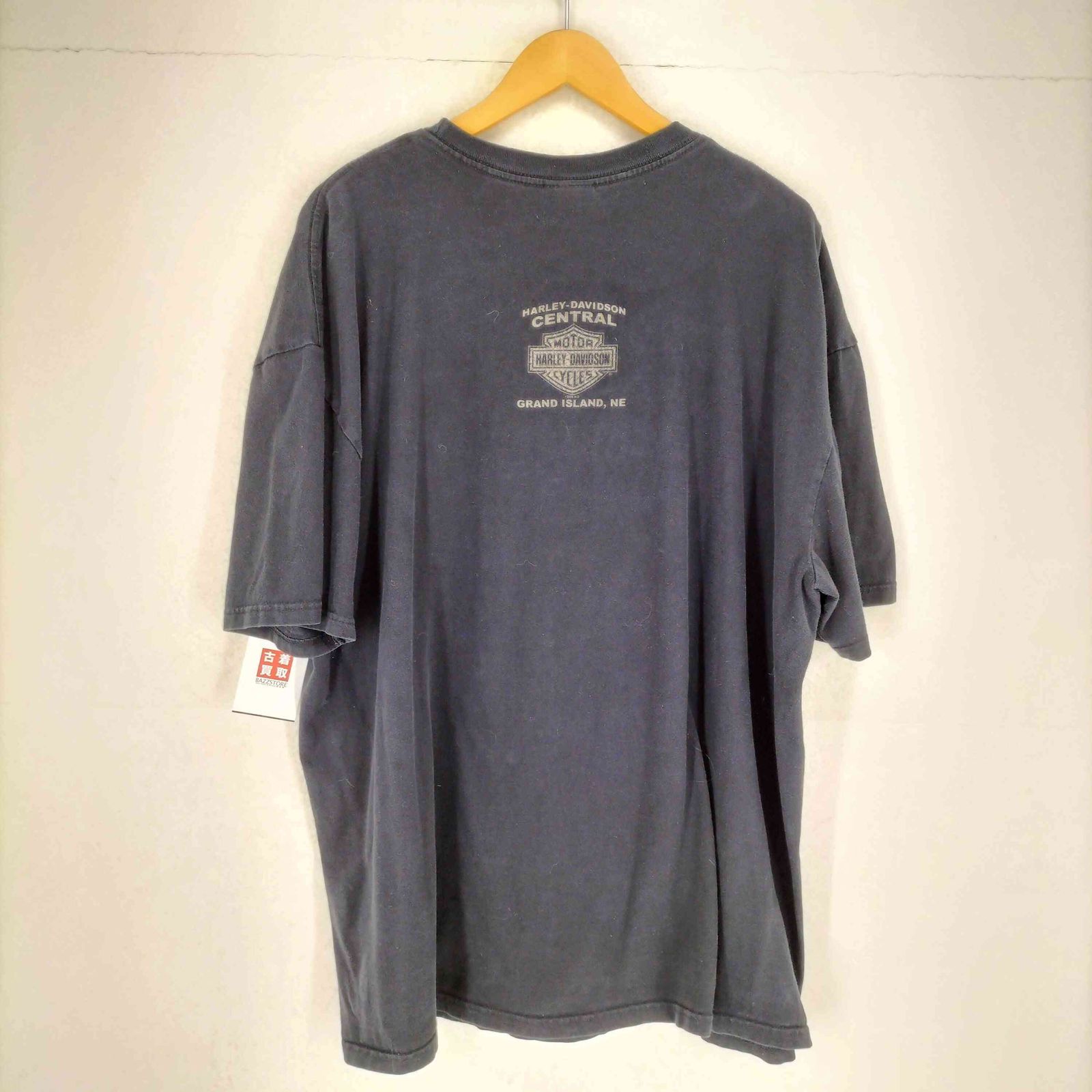 Harley-Davidson 両面プリント ノースリーブTシャツ テキサス製 ハーレーダビッドソン 両面プリントTシャツ XL 赤 HARLEY