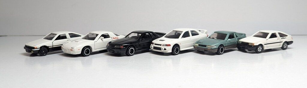 トミー コミックトミカ 頭文字D [公道最速伝説]/6台セット Vol.1 コミック