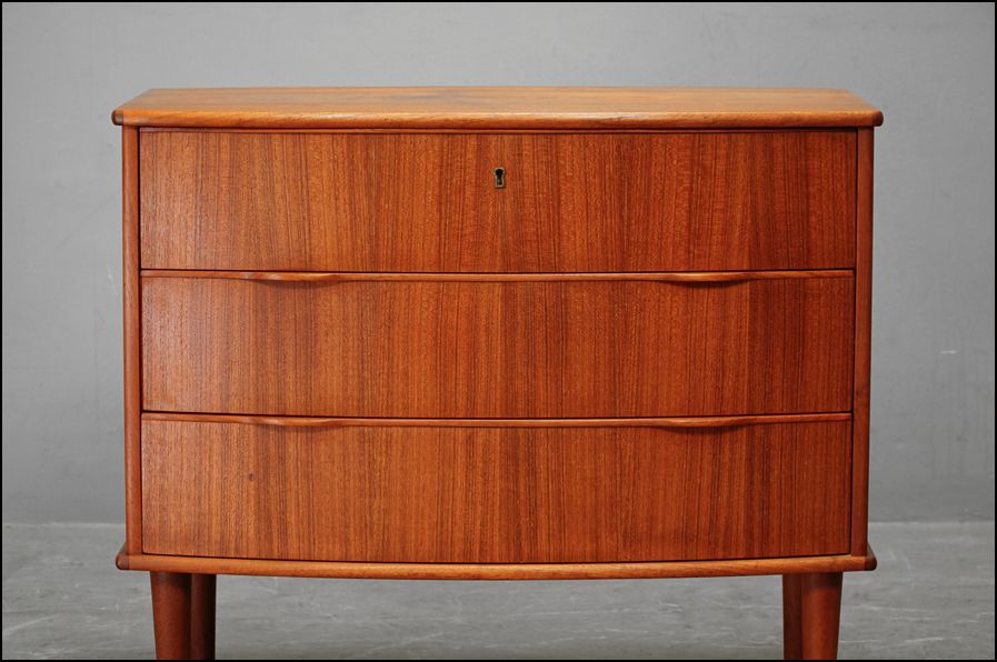 1960's北欧ヴィンテージ】チーク材 3段チェスト デンマーク製 071223