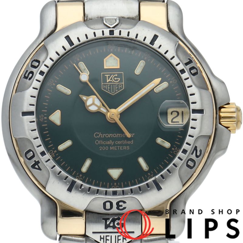 タグ・ホイヤー 6000シリーズ メンズ時計 オートマチック グリーン