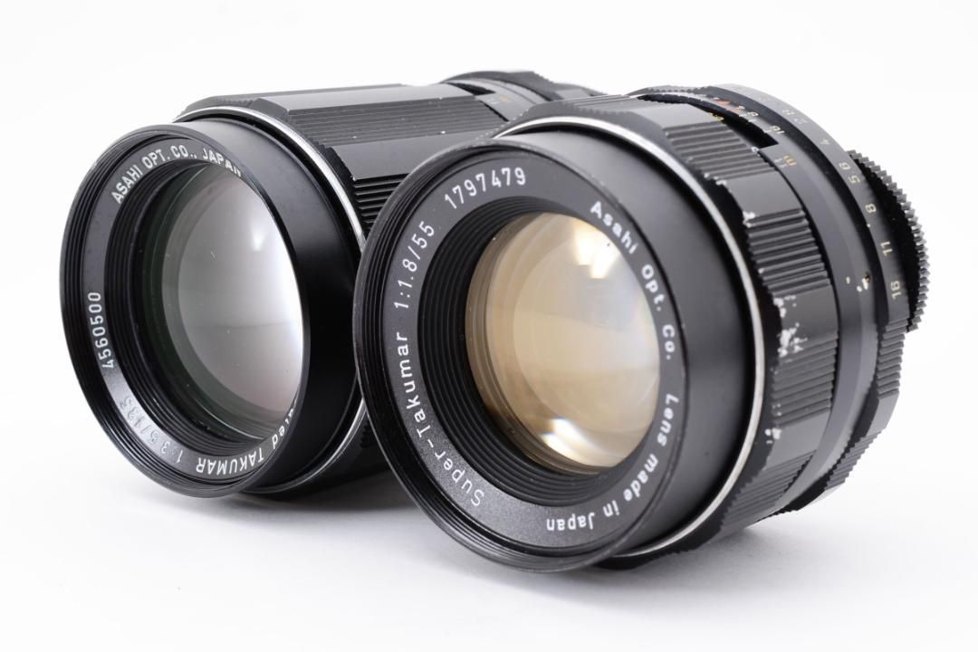 PENTAX SP & Takumar 単焦点レンズ 2本セット SO123 PENTAX SP & Takumar 単焦点レンズ 2本セット SO123 - メルカリ