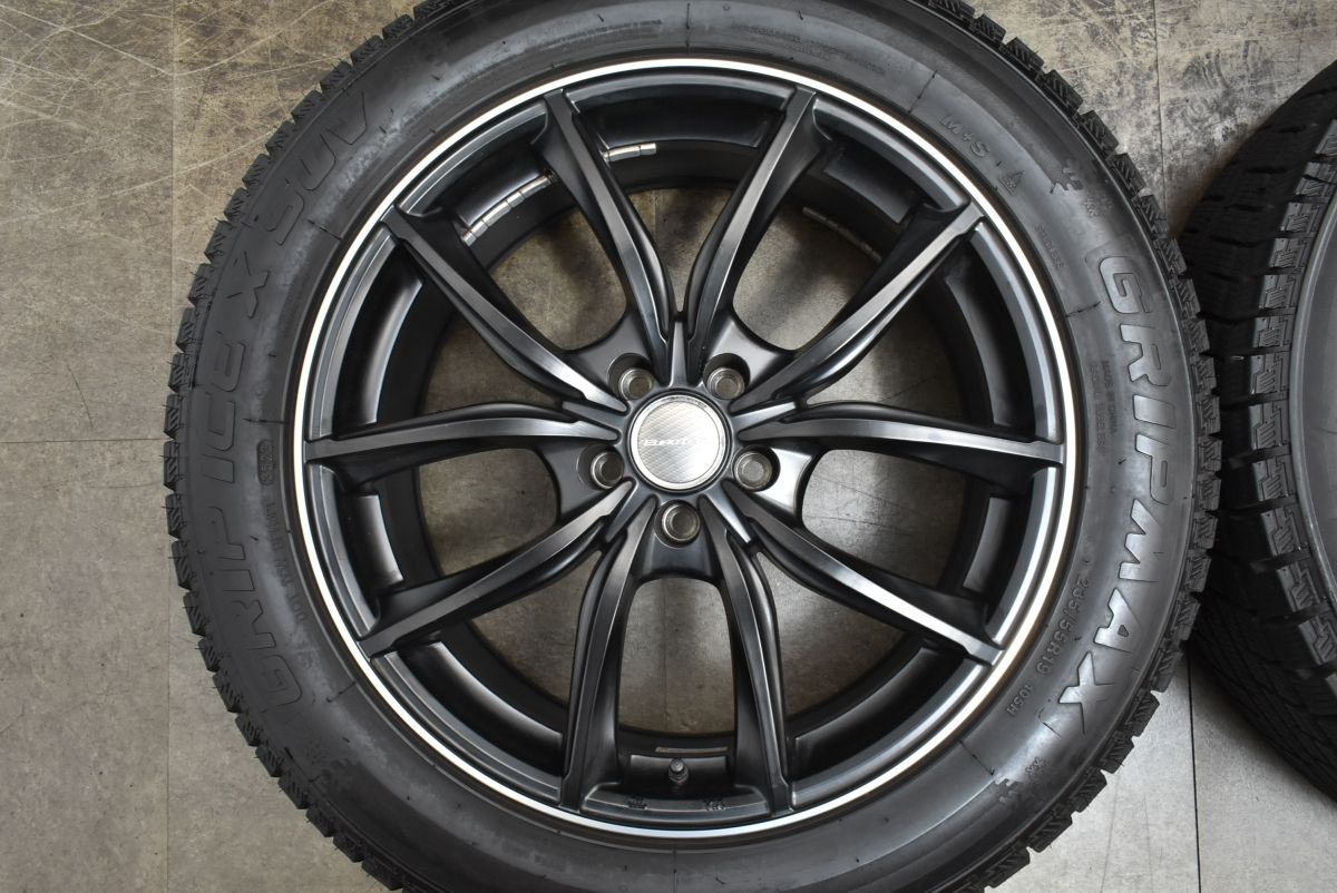 【特価百貨店】 超バリ溝 マカン用サイズ ユーロテック MP-LINE 19in 8J 21 8 PCD112 グリップマックス グリップアイスX SUV 235 55R19 ターボ GTS 絶対にあなたの一番選択！