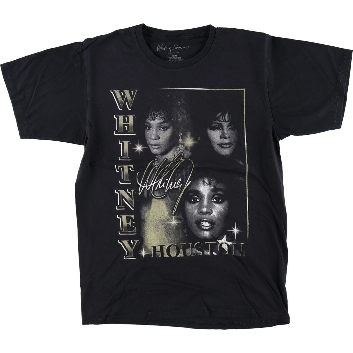 古着 WHITNEY HOUSTON ホイットニーヒューストン ラップTシャツ ラップT メンズM相当/eaa481644