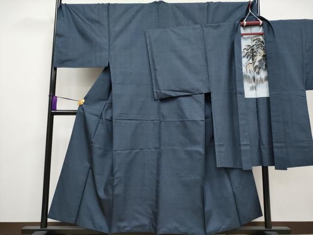 平和屋着物 上 男性 本場大島紬 アンサンブル キングサイズ 100亀甲 総詰め CYAA3227s5