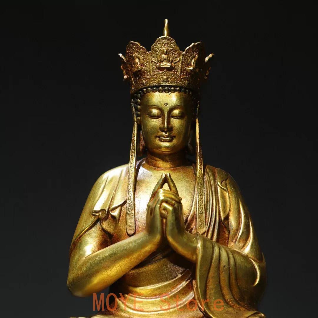 銅製 地蔵王菩薩 仏像 礼仏 供養 装飾品 工芸品 美術品 銅器 地蔵王菩薩仏像 仏堂供養 礼仏 工芸品 置物 - メルカリ