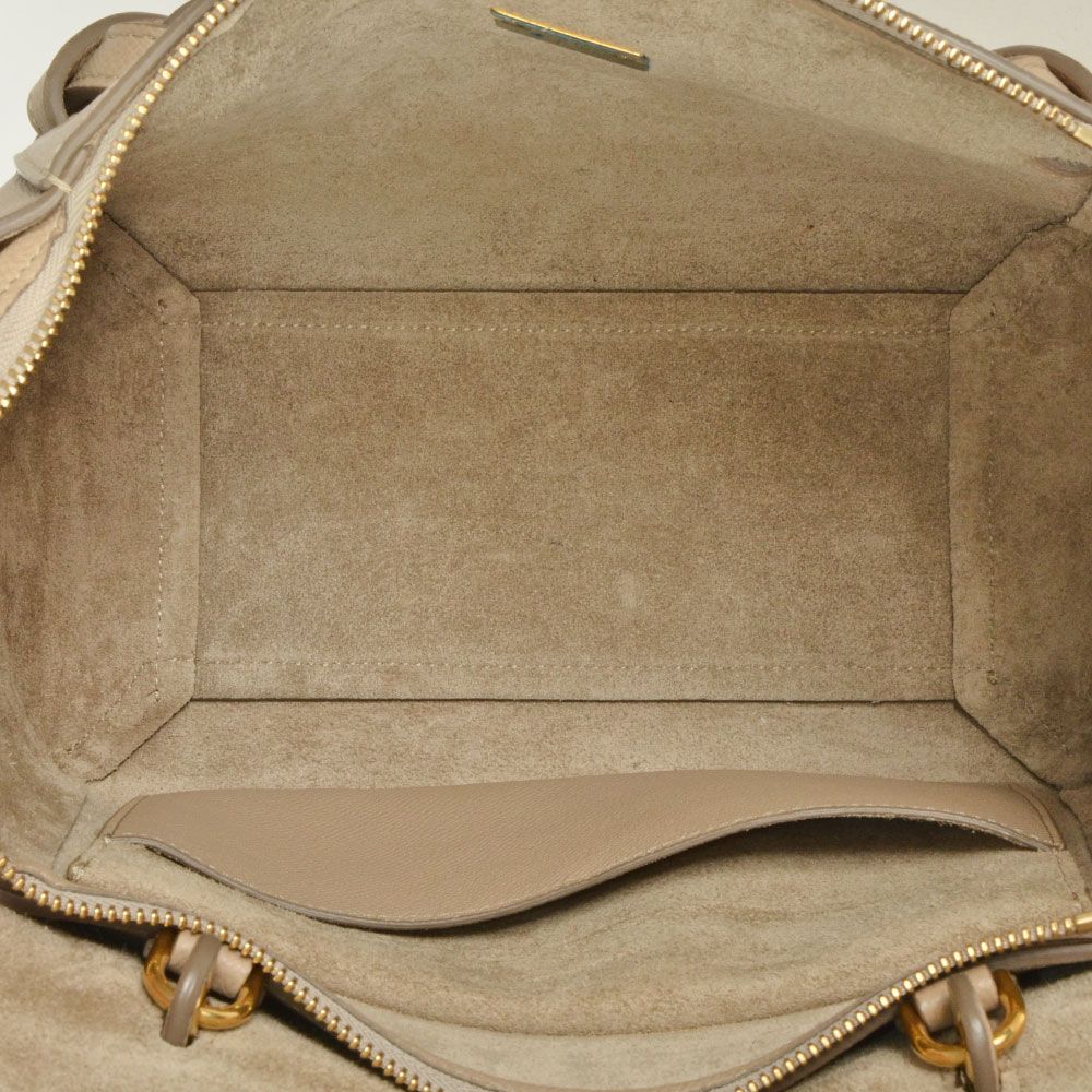 セリーヌ ベルトバッグマイクロ 2WAYハンドバッグ ベージュ セリーヌ CELINE ベルトバッグ マイクロ 2way ハンドバッグ