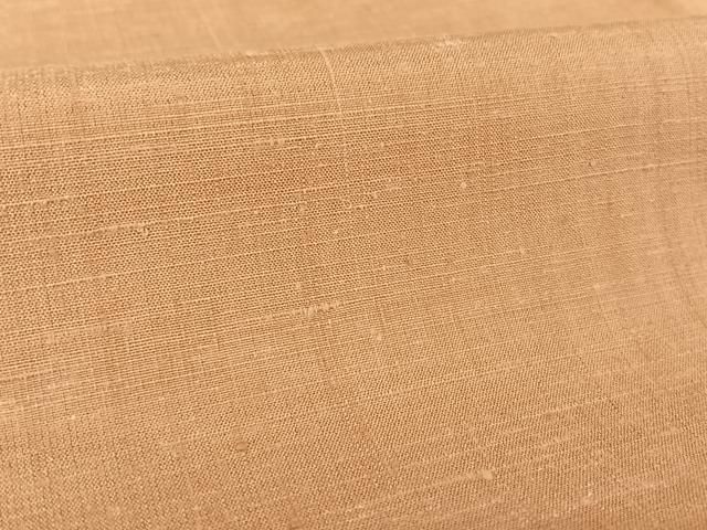 平和屋着物○上質な紬 色無地 伽羅色 正絹 逸品 AAAY9976np