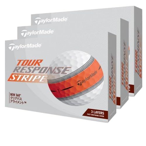3ダースセット】テーラーメイド TMJ24 TourResp Stripe ORG ツアー