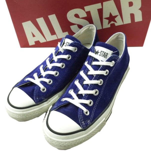 CONVERSE コンバース 日本製 SUEDE ALL STAR J OX スエードオールスタージャパンオックス 7SHD US7.5(26cm)  ROYAL BLUE ローカット AS MADE IN JAPAN スニーカー シューズ g14854