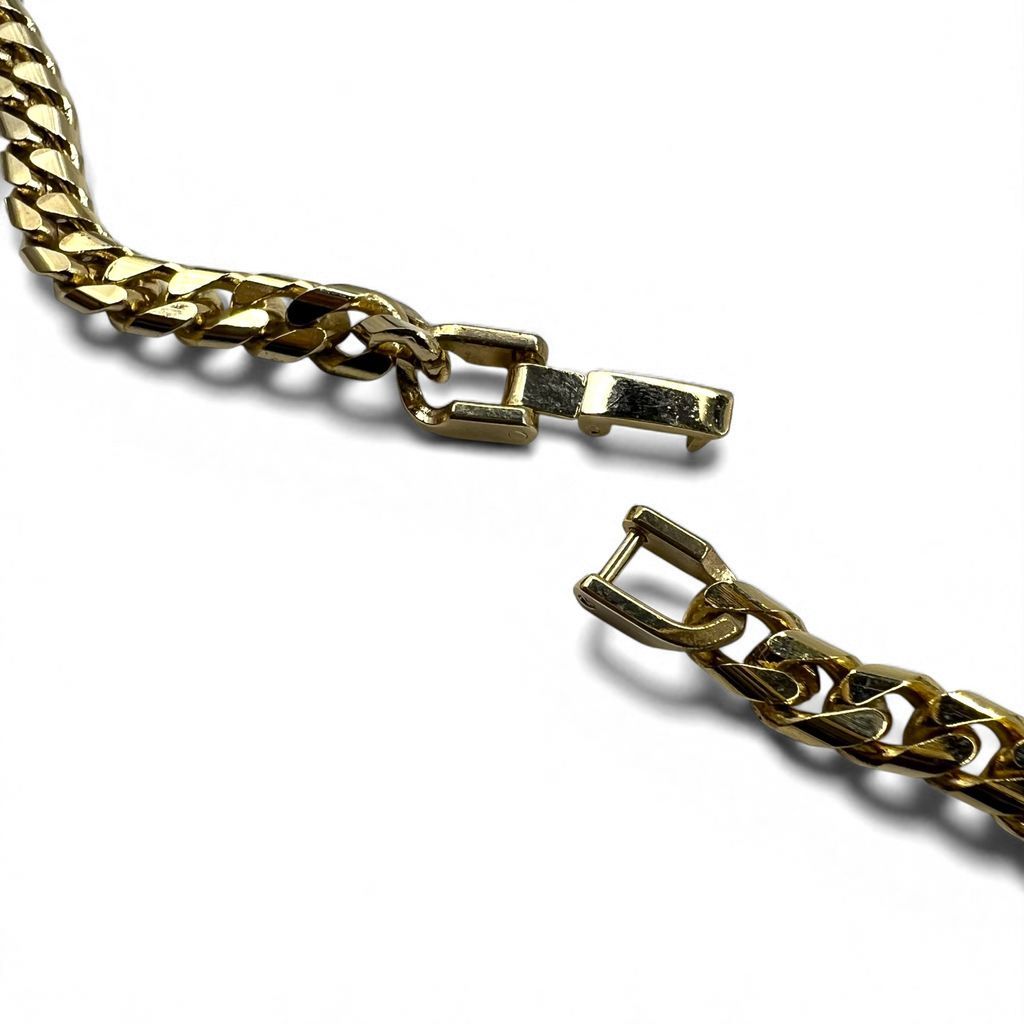 ヴィンテージゴールド チェーン ネックレス ヴィクトリアン 9金 ベルチャーチェーンネックレス（9KYG Chain