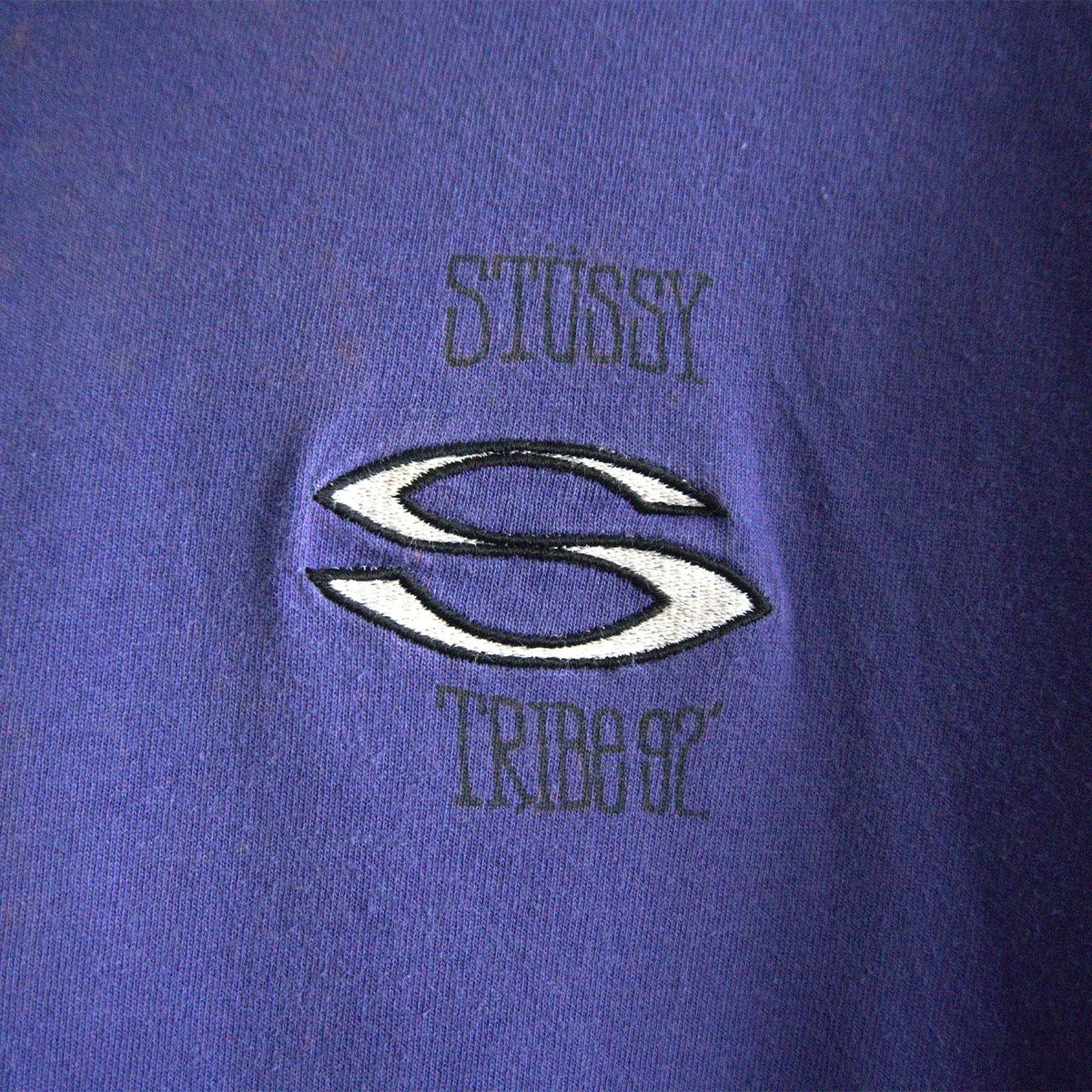 80s/USA製】OLD STUSSY【胸ロゴ Tシャツ】L ステューシー