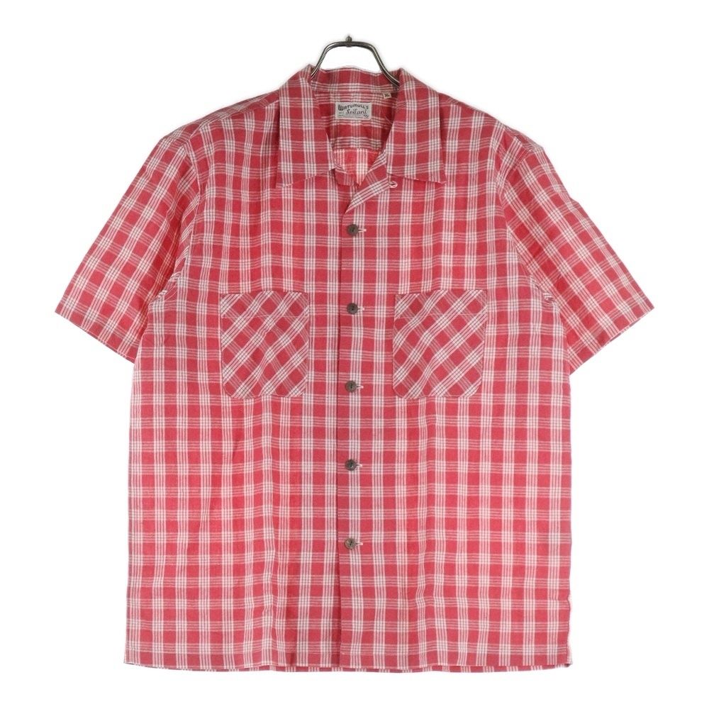 NO BRAND (ノーブランド) PALAKA CHECK SHIRTS SS37588 パラカ半袖  