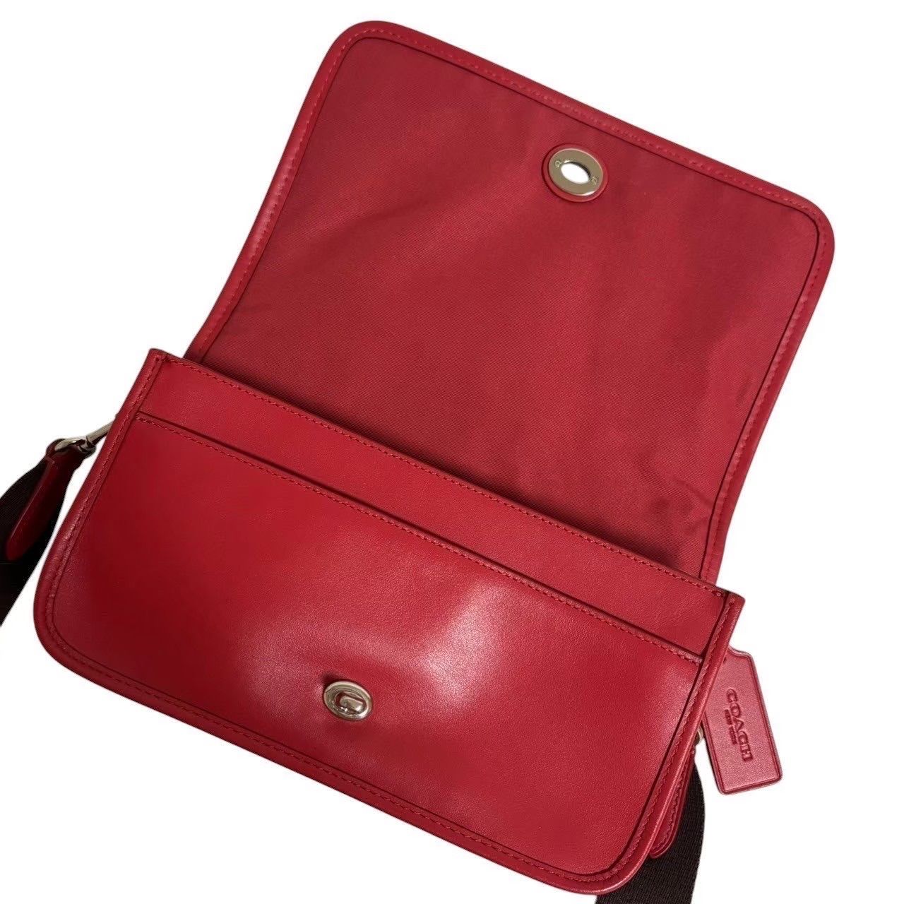 COACH コーチ ショルダーバッグ 赤 マルチカラー クロスボディ