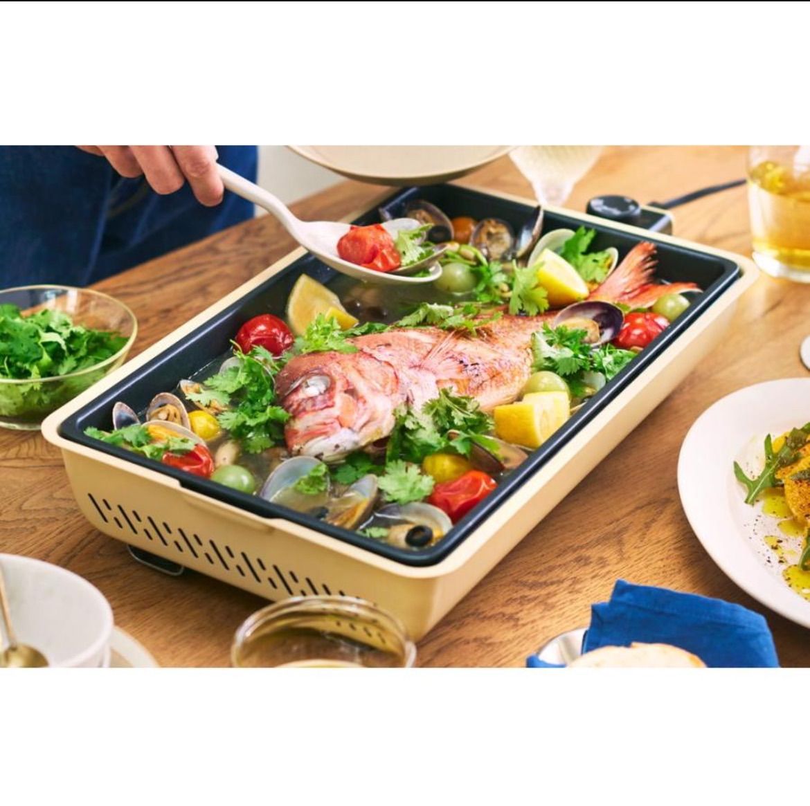 ブルーノ フラットホットプレート BRUNO BOE130-BK フラットホット