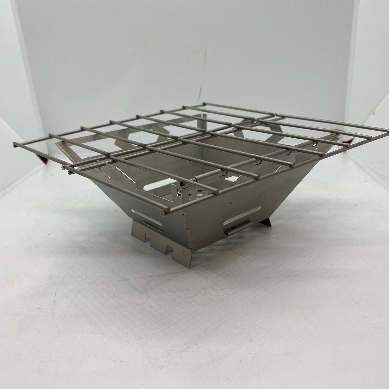 バーゴ ステンレススチール ファイヤーボックスグリルT-436 OntheEarth スポーツ・アウトドア バーゴ ステンレススチール