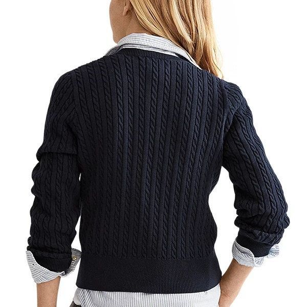  ラルフローレン コットンケーブルカーディガン カーディガン トップス