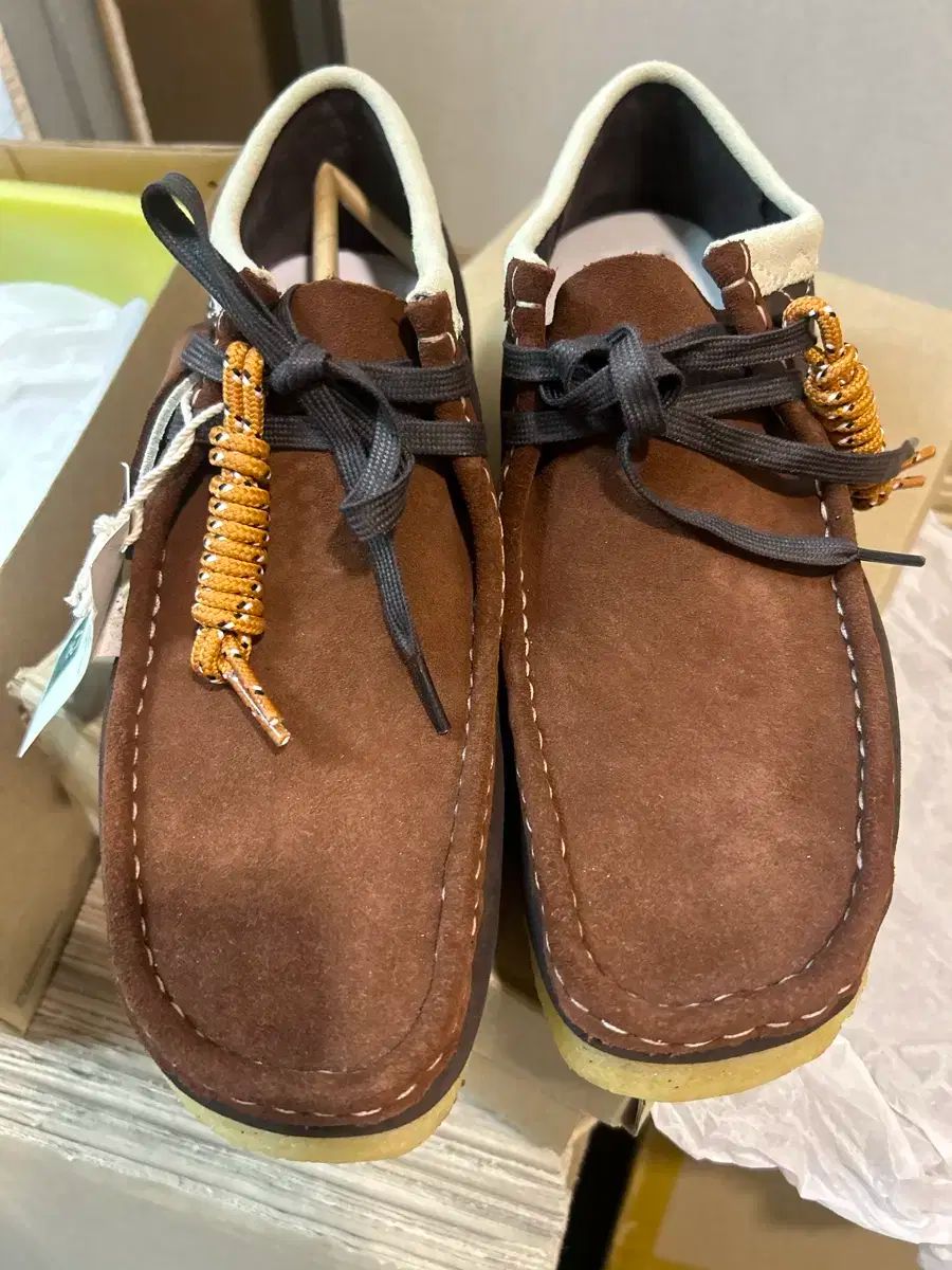 専用　取引完了品 Clarks(クラークス) wallabee drak tan