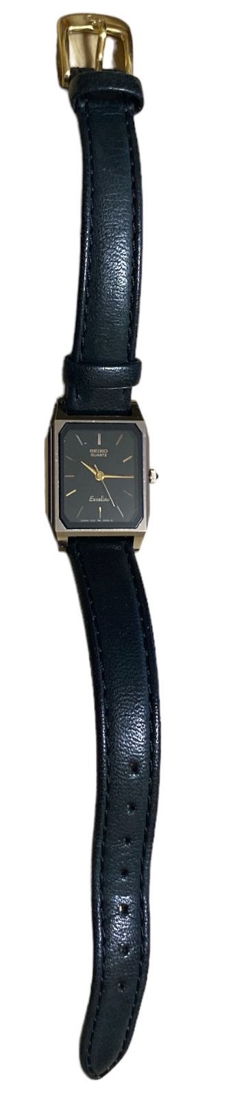 稼働品SEIKO EXCELINEセイコーエクセリーヌ腕時計 1221-5020 SEIKO セイコー Exceline エクセリーヌ 1221-5020 黒文字盤