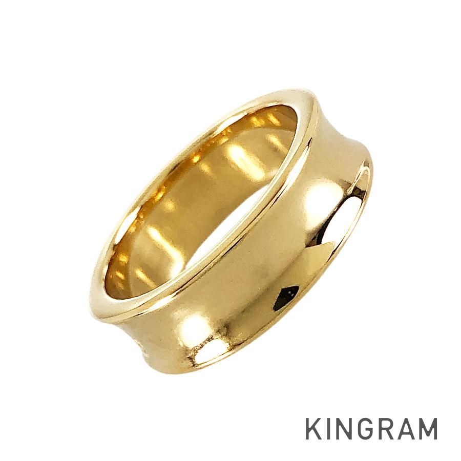ティファニー TIFFANY&Co. ナロー リング K18YG 10号(50) 1837