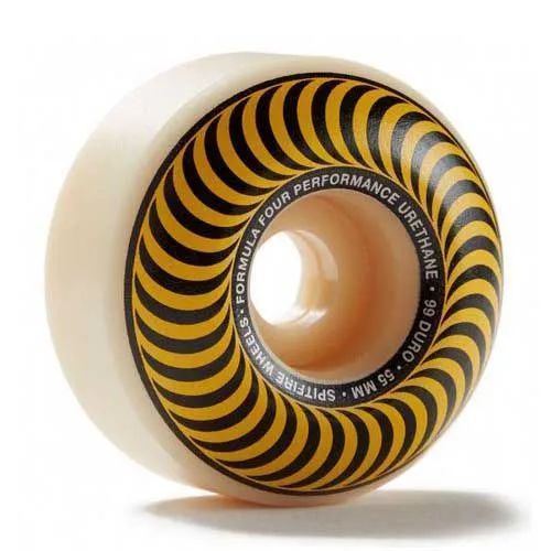 55mm 99DURO SPITFIRE スピットファイヤー F4 (FORMULAFOUR) CLASSIC YELLOW WHEEL ウィール 【スケートボード/スケボー/SKATEBOARD】