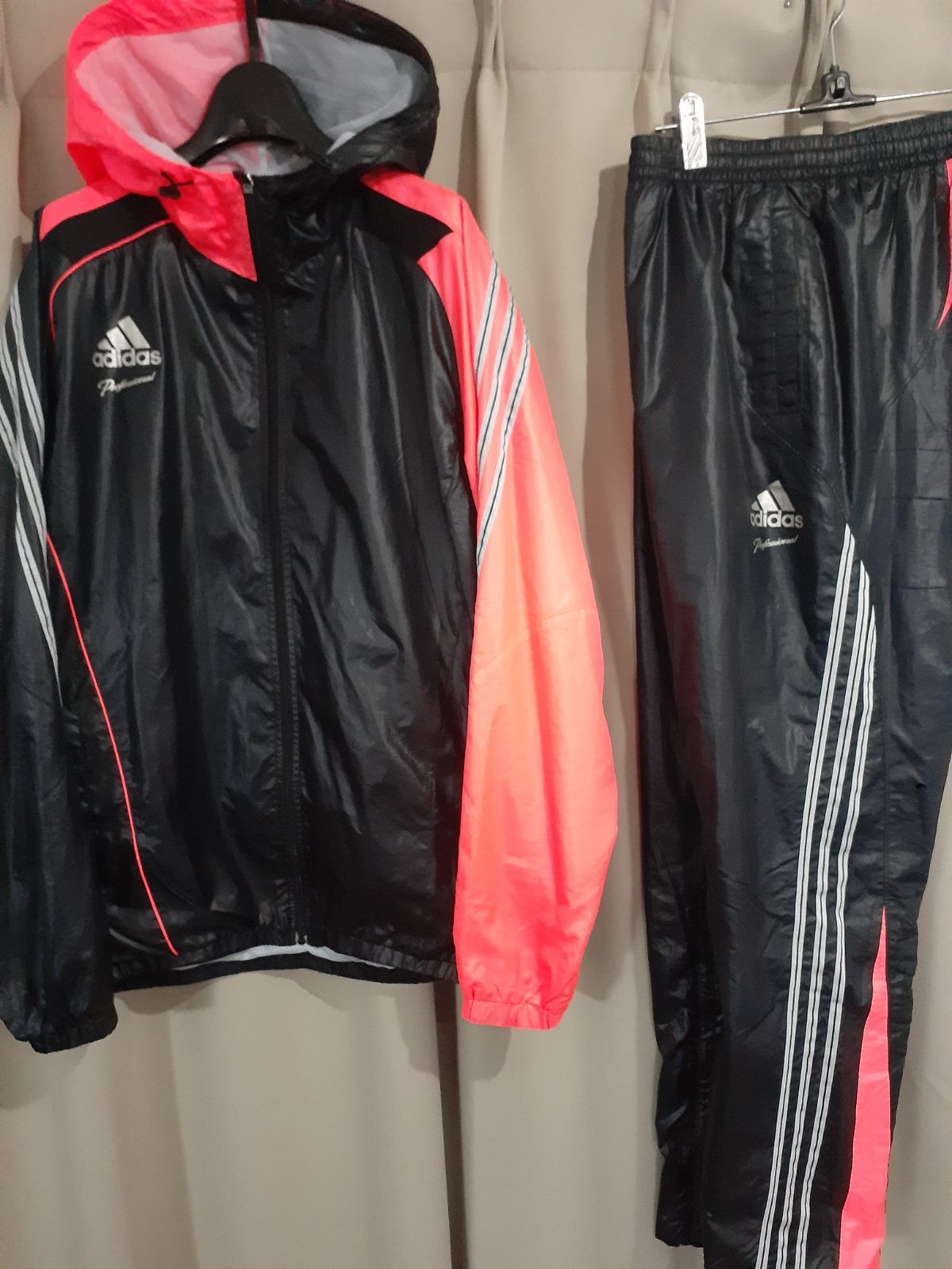 adidas professional ウィンドブレーカー 上下 セットアップ L