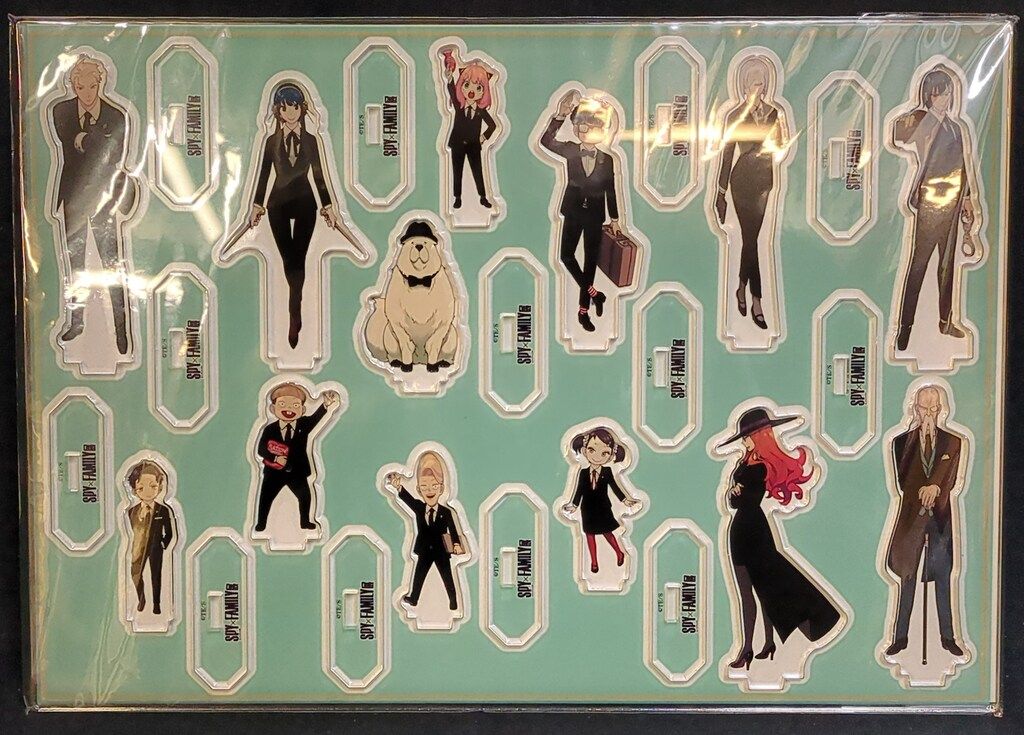 集英社 アクリルスタンド13体セット SPY×FAMILY展 描ききろしキャラクターイラストVer.