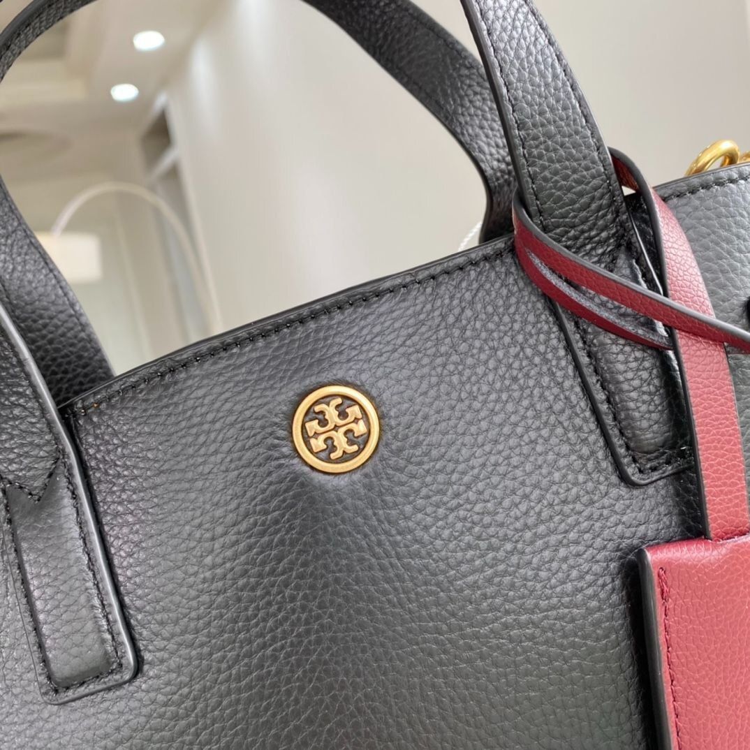 TORY BURCH　トリーバーチ Walker Small Satchel ミニ ハンドバッグ ショルダーバッグ ウォーカー スモール サッチェル アウトレット ブラック　#73625