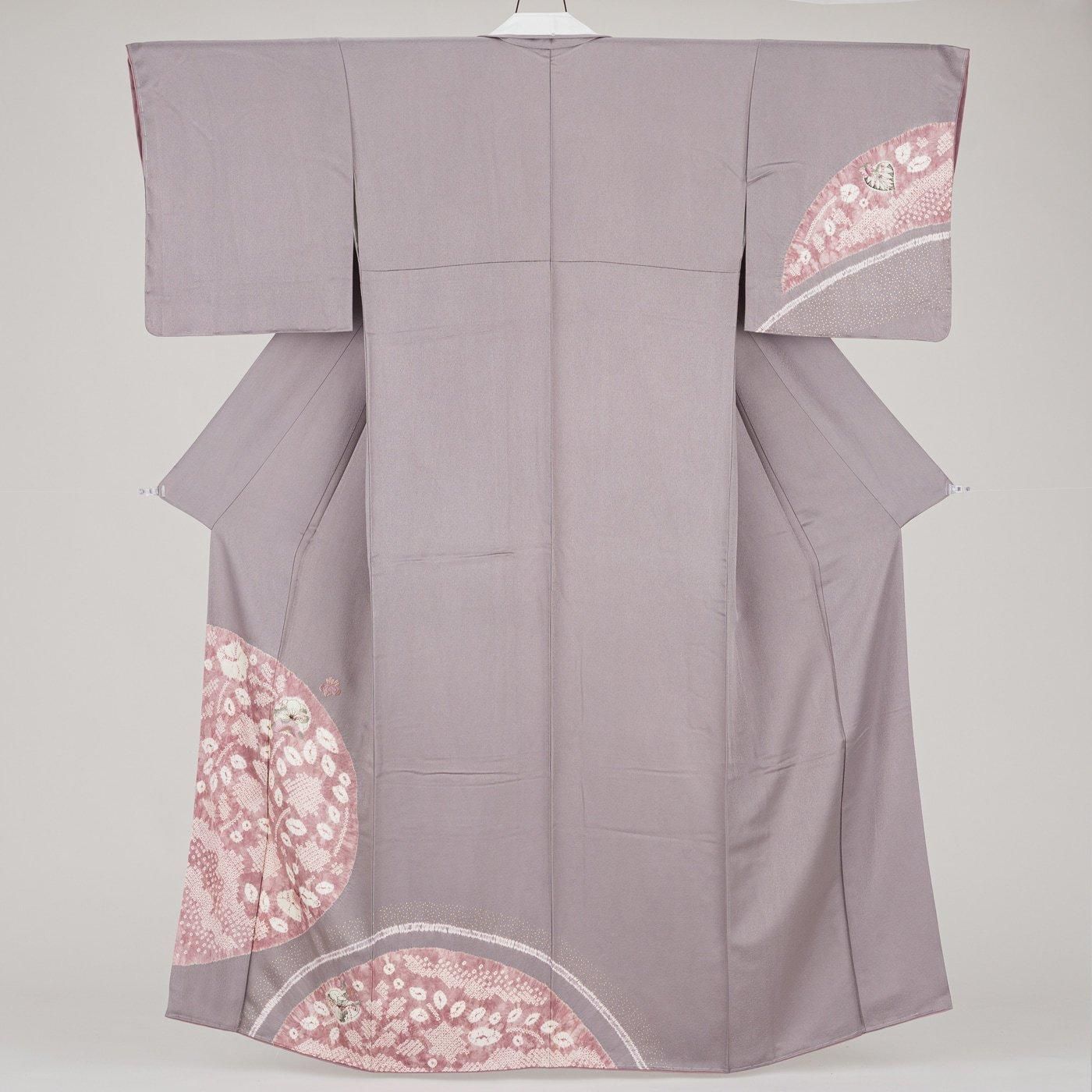 丸に辻が花模様