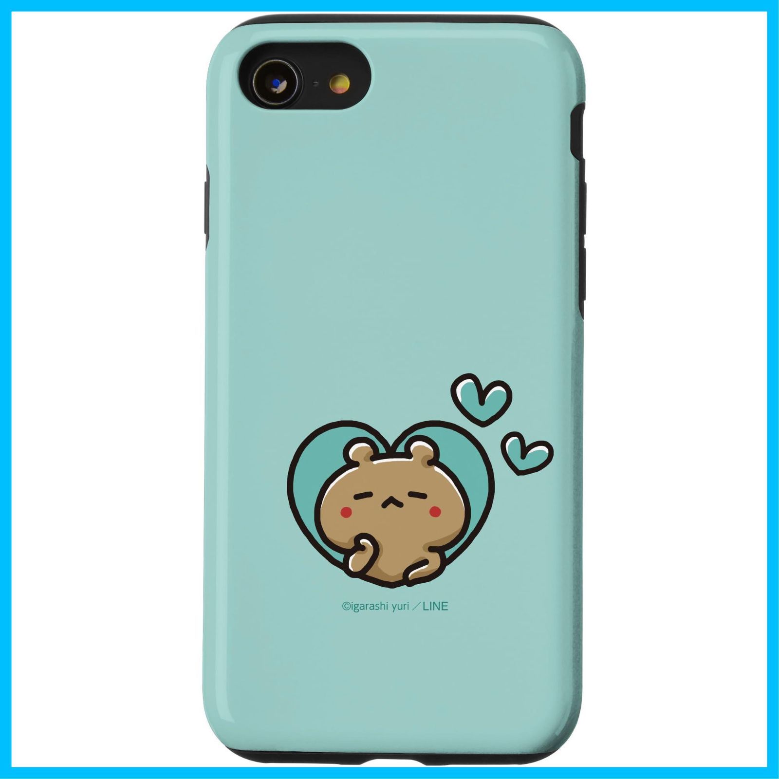 【数量限定】/ 2020 7 / SE 8 愛しすぎて大好きすぎる。ペアデザイン２くま iPhone スマホケース