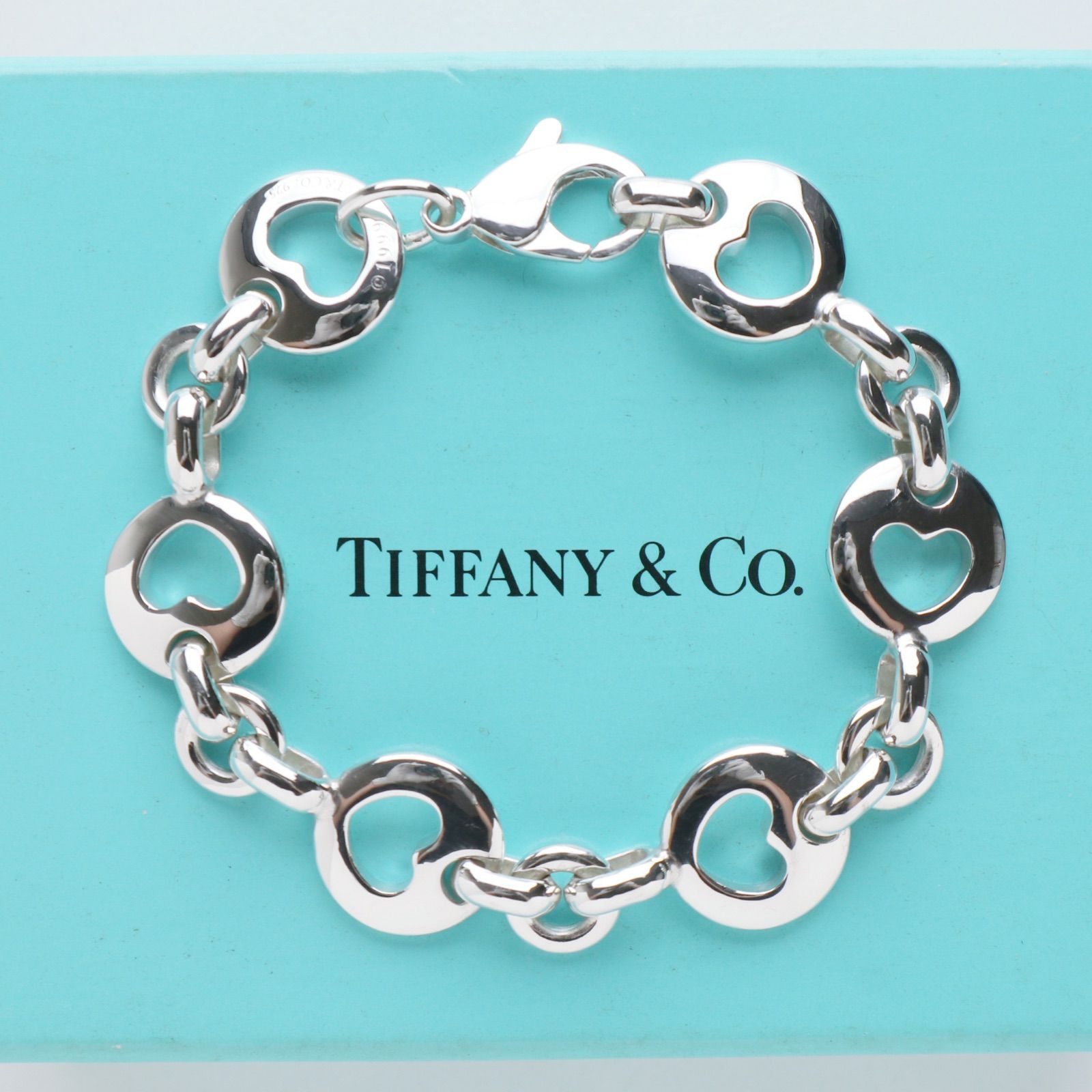 美品 TIFFANY&Co. ティファニー ヴィンテージ ピアスド ハート 