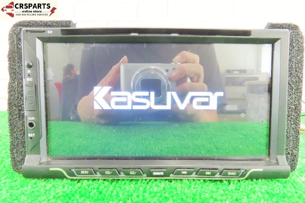 Kasuvar [2A43U-7236] 2DIN ディスプレイ オーディオ Bluetooth