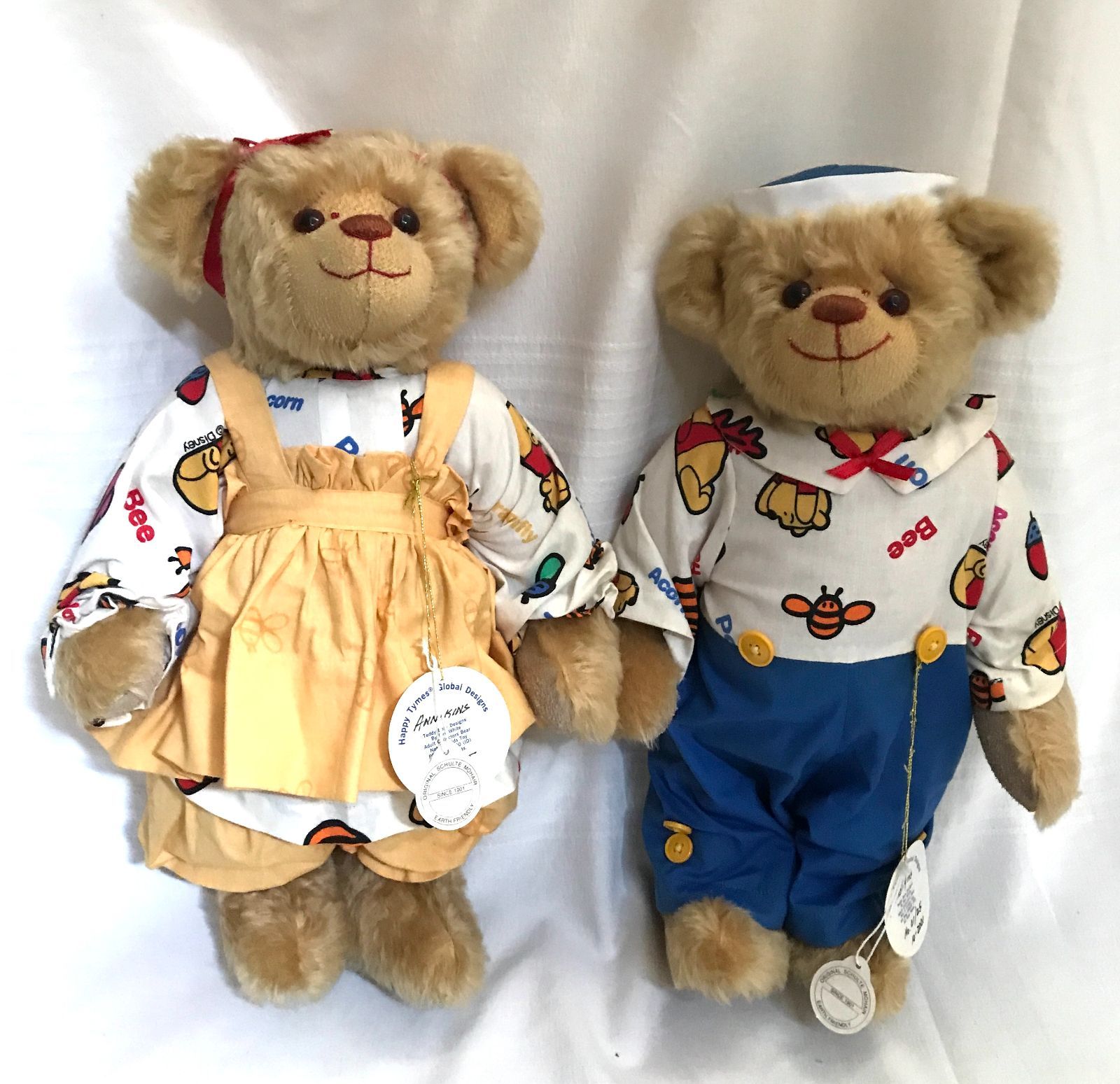 HAPPY TYMES GLOBAL DESIGNS ”ANNIKINS”＆”POOH” ビバリーホワイト 