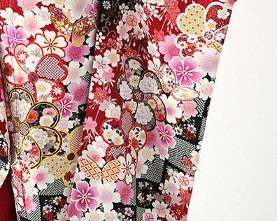 振袖 身長145-160cm 赤 re-031 振袖 身長145-160cm 赤 re-031 - メルカリ