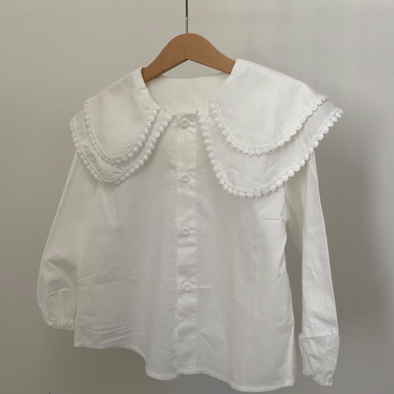 大人気定番商品 新品 未使用 Sale 女の子 韓国風ブラウス かわいい 人気 白シャツ 襟 大きい トップス Tシャツ カットソー Vesica Mk Vesica Mk 大人気定番商品 新品 未使用 Sale 女の子 韓国風ブラウス かわいい 人気 白シャツ 襟 大きい トップス Tシャツ カットソー Vesica Mk Vesica Mk