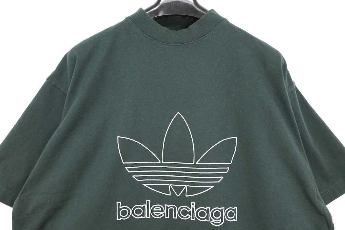 BALENCIAGA adidas バレンシアガ アディダス T-shirt logo ロゴ