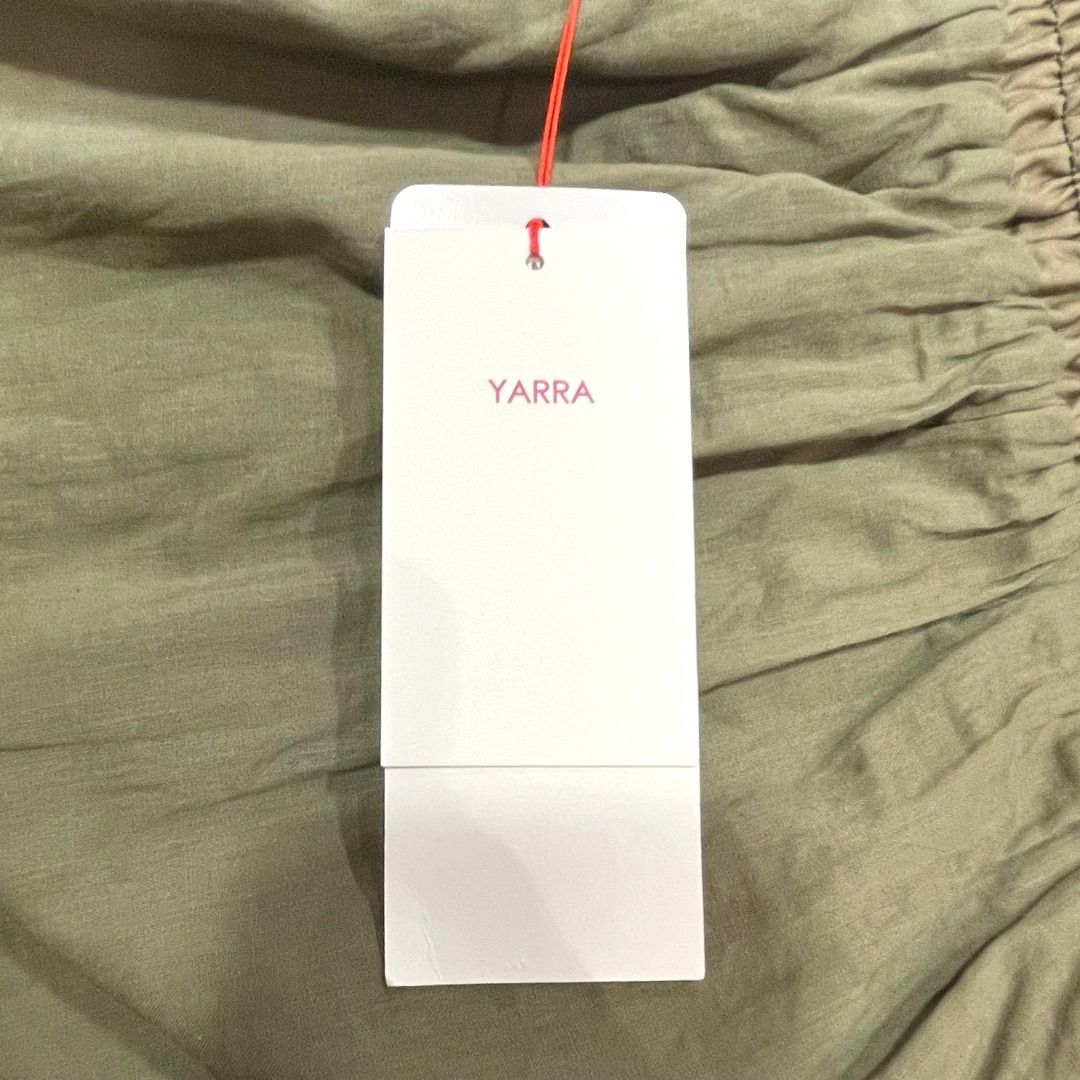 新品 未使用 タグ付 YARRA ヤラ ギャザースカート ナチュラル