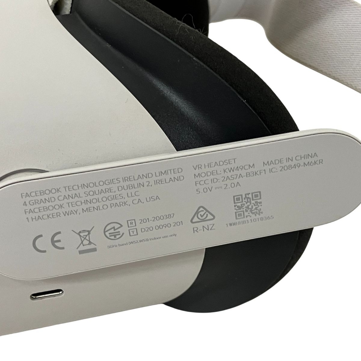  Meta oculus quest 2 KW 49 CM VRヘッドセット オールインワン メタクエスト2 VRゴーグル 没入型 ゲーム 家電 その他 テレビ 映像機器