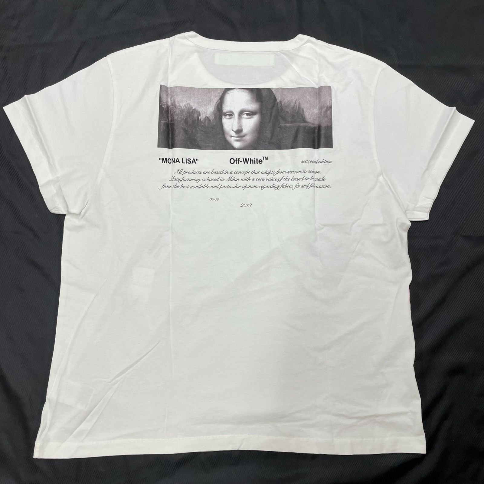 off-white monalisa Tee オフホワイト モナリザ Tシャツ