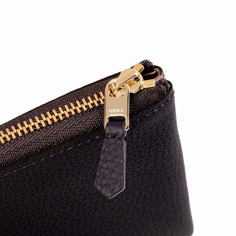 OHBA 大峽製鞄 Lジップ札入れ 『マルチケース』 L字型ジップ ミニ財布