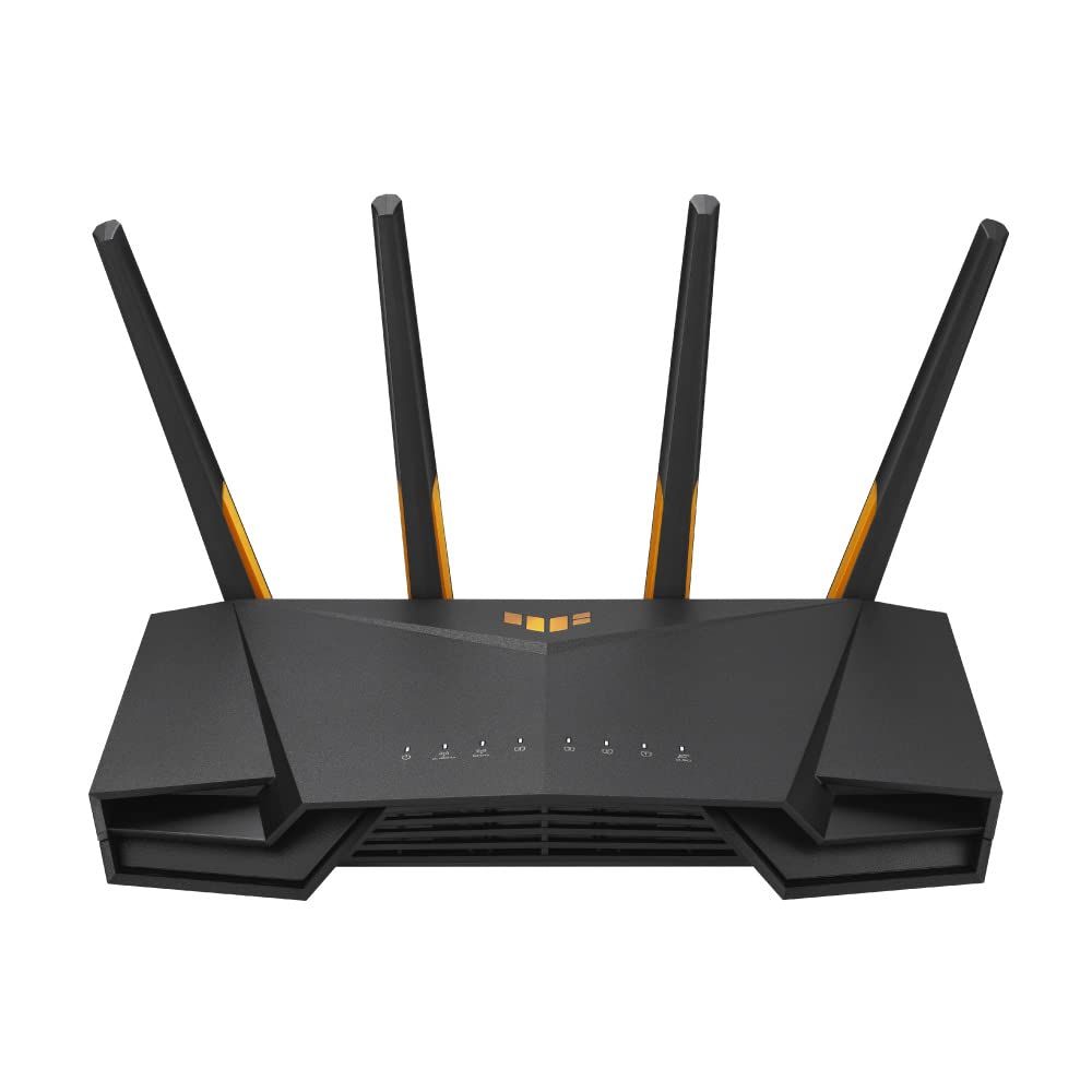 ASUS WiFi TUF-AX4200 無線 ルーター 最新規格WiFi6 3603+574Mbps v6プラス/ OCNバーチャルコネクト対応 デュアルバンドゲーミング。 2.5G WANポート 2.0GHzクアッドコアCPU メッシュ/セキュリティ機能 