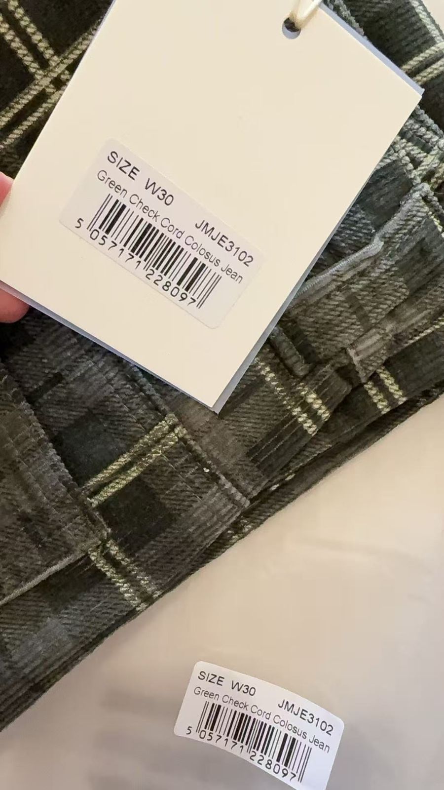 新品】JADED LONDON かつきくん着用 Brooklyn Cord Baggy Jeans