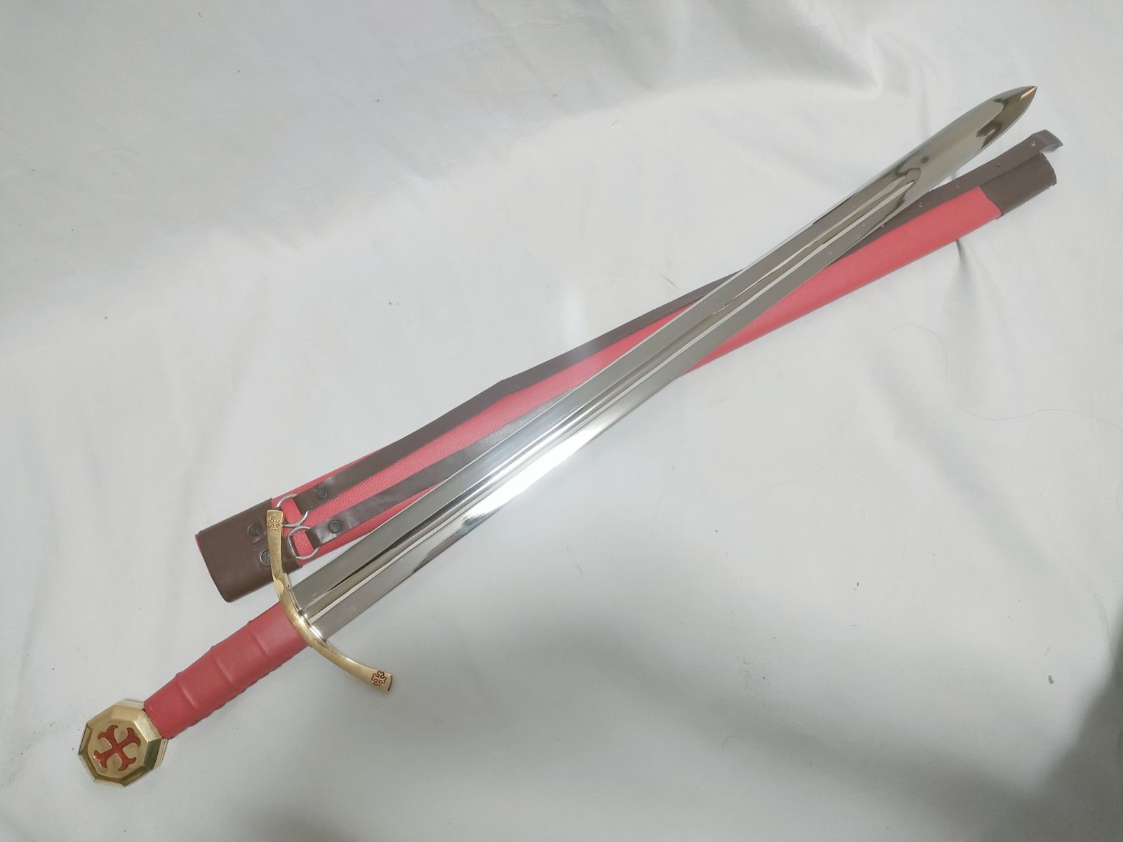 ● 品● テンプルソード 真鍮製刀身 インド工芸剣シリーズ 模造刀 西洋剣
