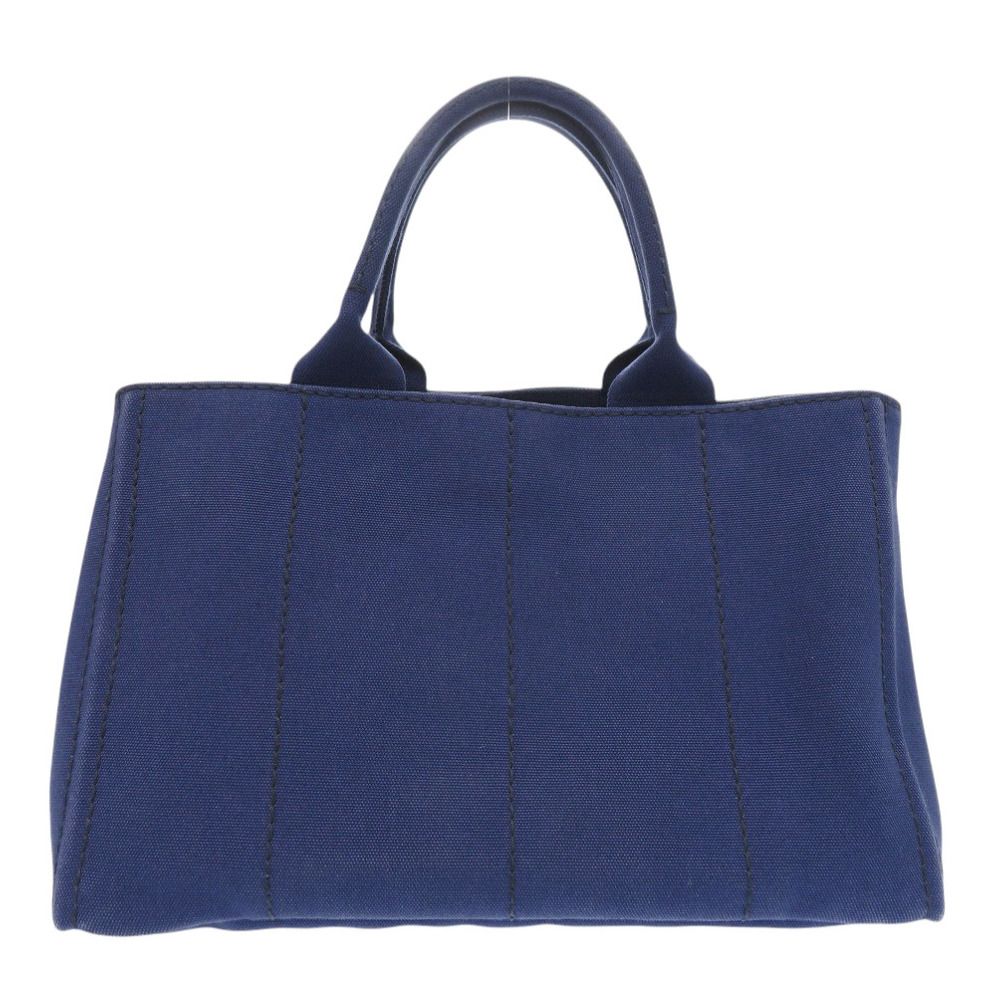 【美品】プラダ カナパ トートバッグ 2way キャンバス ギャラ付 ネイビー PRADA プラダ 2WAY トートバッグ カナパ 限定 2VG022 コットン